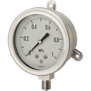 Glycerin -in -pressure meter (A/B frame/stand form) 100φ format: GV42GV42-243 -0.1~0.4MPa