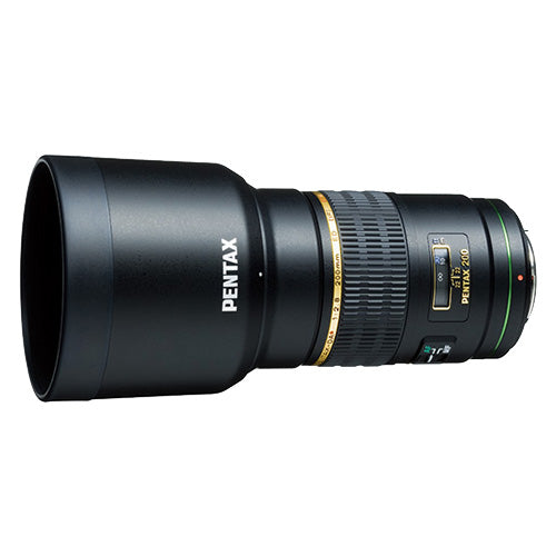 PENTAX ★ With protective filter ★ SMC PENTAX-DA ★ 200mm F2.8 ed [if] SDM (with case, food cap)