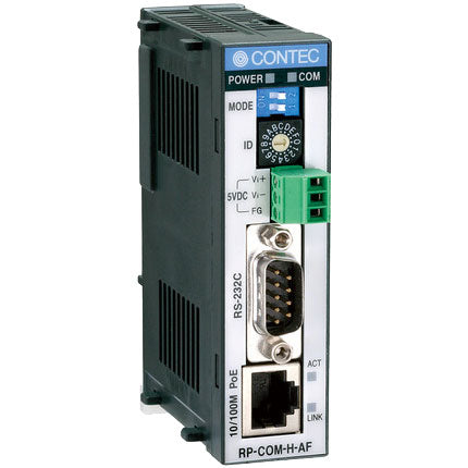 CONTEC RP-Com (Fit) H-AF [F & EIT RS-232C-Ethernet Media Converter (PoE)]