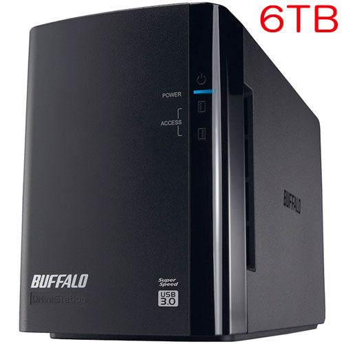 Buffalo HD-WL6TU3/R1J [Drive station mirroring function equipped with USB3.0 external HDD 2 drive model 6TB]