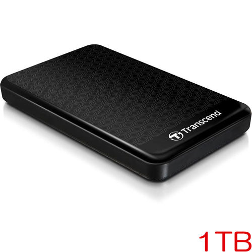 Transend TS1TSJ25A3K [USB3.0 & 2.0 compatible portable HDD Storejet 25A3 Series 1TB slim type thickness 15mm]