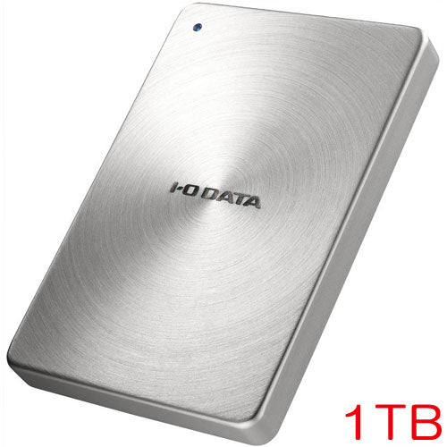 IO Data HDPX-UTA1.0s [USB 3.0 compatible portable HDD "Kaku Usu" 1.0TB Silver]