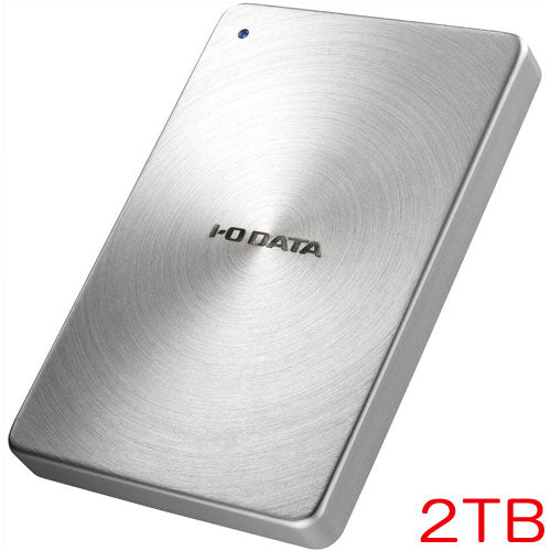 IO Data HDPX-UTA2.0s [USB 3.0 compatible portable HDD "Kaku Usu" 2.0TB Silver]