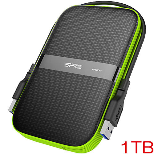 Silicon Power ARMOR A60 SP010TBPHDA60S3K [USB3.0 compatible Life Waterproof Portable HDD 1TB]