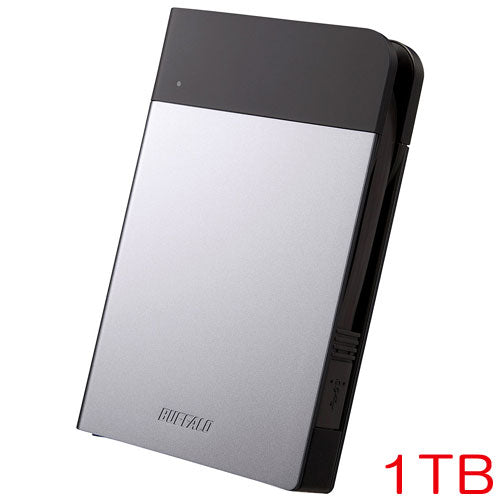 Buffalo ministation HD-PZN1.0U3-S [IC card compatible shock-resistant portable HDD 1TB silver]