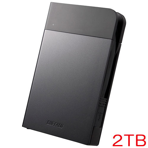 Buffalo ministation HD-PZN2.0U3-B [IC card compatible shock-resistant portable HDD 2TB black]