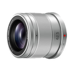 Panasonic LUMIX (Lumics) H-HS043-S [LUMIX G 42.5mm/F1.7 ASPH. (Silver)]