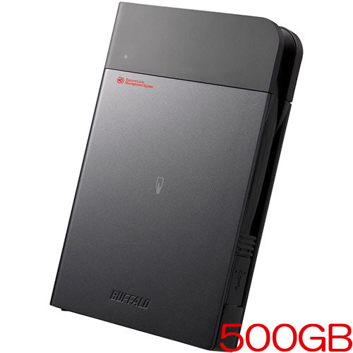 Buffalo HDS-PZN500U3TV3 [IC Card Security/Shock-resistant Portable HDD 500GB]