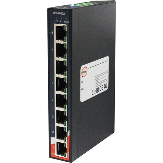 ORING IPS IPS-1080A [Industrial PoE Ethernet Switch 8 Port non-controlled type]