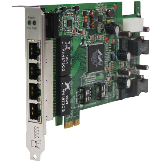 ORING IGPCS IGPCS-E140 [PCIe Giga PoE Ethernet Card 4 Port non-controlled type]