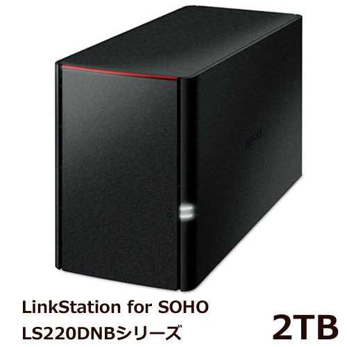 Buffalo LS220DN0202B [LinkStation for SOHO 3-year warranty RAID-equipped NAS 2TB]