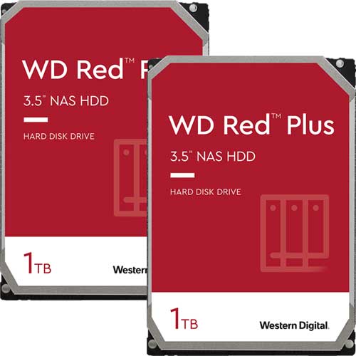 Western Digital ★ 2 deals set ★ WD10EFRX [WD RED PLUS (1TB 3.5 inch SATA 6G 5400RPM 64MB CMR)]