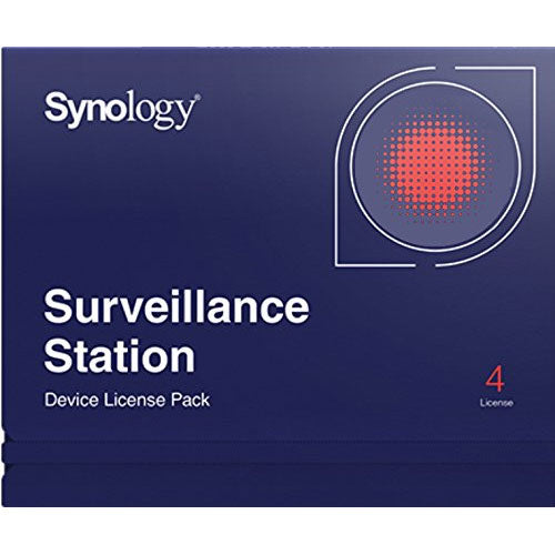 Synology Device-LiceNSE-PACK4 [Surveillance Device License Pack addition 4 License]