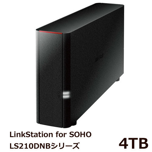 Buffalo LS210DN0401B [LinkStation for SOHO NAS dedicated HDD 1 drive NAS 4TB]