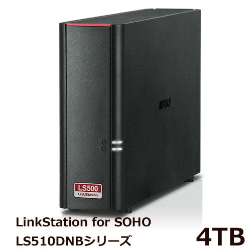 Buffalo LS510DN0401B [1 drive NAS with HDD for LinkStation for SOHO NAS 3 years warranty 4TB]