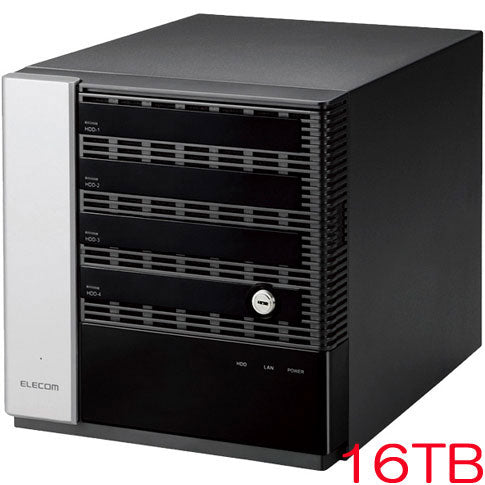 ELECOM NSB-75S16T4DS6 [NAS/4Bay/Cube type/16TB with WSS2016 Std]