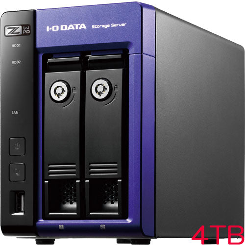 IO DATA HDL-Z2WPD HDL-Z2WP4D [WSS2016 Std/Celeron 2 drive NAS 4TB]