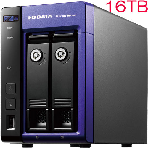 Io Data HDL-Z2WQD HDL-Z2WQ16D [WSS2016 Wg/Celeron 2 Drive NAS 16TB]