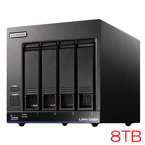 IO DATA HDL4-X/TM HDL4-X8/TM3 [TM NAS Security 4 Drive NAS 8TB License 3 Years]