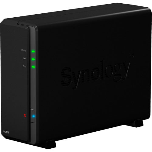 Synology DS118 [DiskStation 1 Bay NAS 4 Core 64bit CPU 1GB Memory SATA compatible]