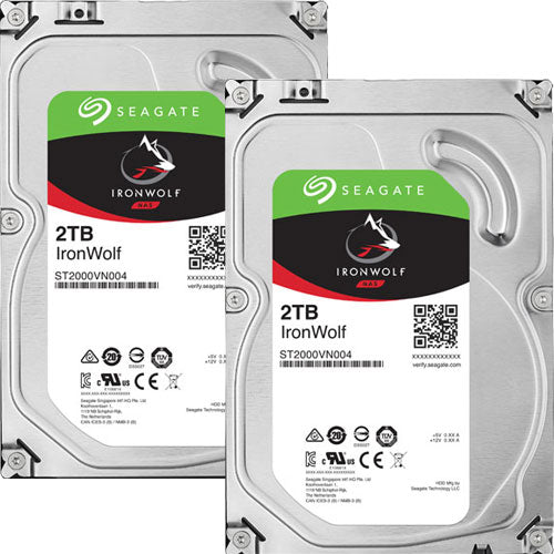 SEAGATE ★ Easy 2 -car set ★ ST2000VN004 [HDD Ironwolf for NAS (2TB 3.5 inch SATA 6G 5900RPM 64MB)]