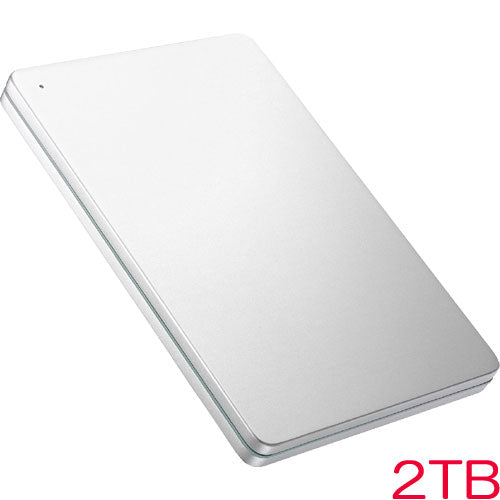 IO Data HDPX-UTS HDPX-UTS2S [USB3.0 compatible Portable HDD 2TB Silver x Green]