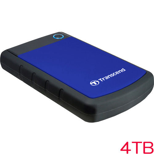 Transend TS4TSJ25H3B [Shock -resistant Portable HDD StoreJet 25H3 USB 3.0 4TB Blue]