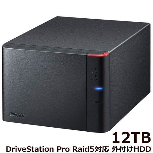 Buffalo DriveStation Pro HD-QHA12U3/R5 [RAID5 compatible USB3.1 external HDD 4 drive 12TB]