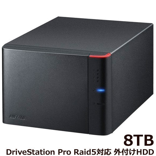 Buffalo DriveStation Pro HD-QHA8U3/R5 [RAID5 compatible USB3.1 external HDD 4 drive 8TB]