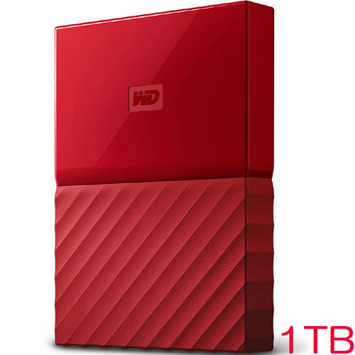 Western Digital WDBYNN0010BRD-JESN [My Passport (2018 model) 1TB Red]