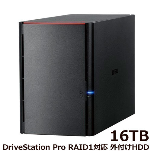 Buffalo DriveStation Pro HD-WHA16U3/R1 [RAID1 compatible external HDD 2 drives 16TB for corporations]