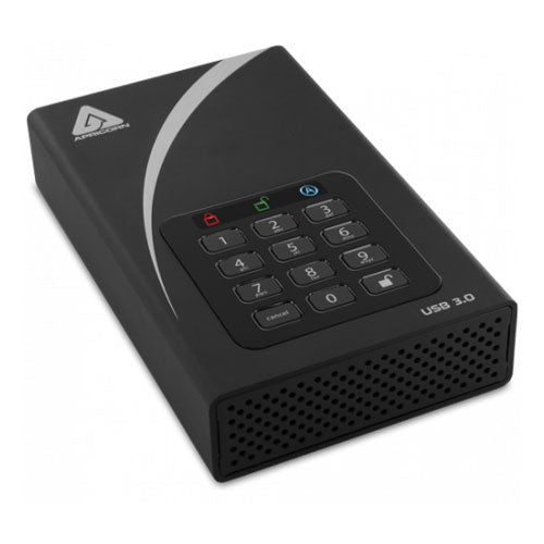 APRICORN ADT-3PL256-10TB (R2) [AEGIS PADLOCK DT USB3.0 AES-XTS 256bit encryption 3.5 inch external HDD 10TB]