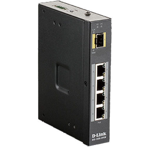 D-Link Dis-100G-5PSW/A1 [Dis-100G-5PSW Industrial Switch, PoE+, 1000T x 4]