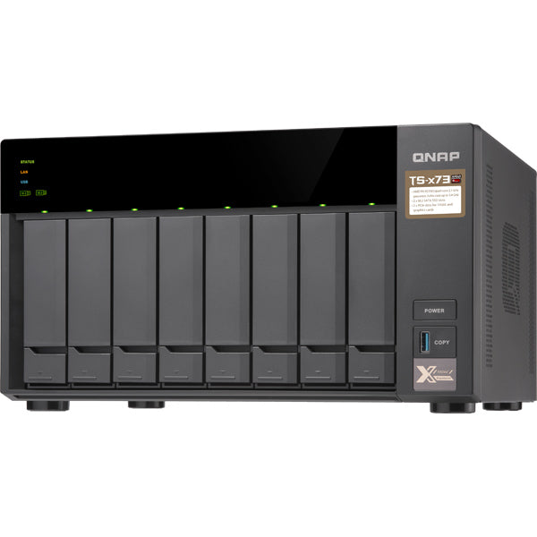 QNAP QNAP NAS T8738MW10 [TS-873 8TB (WD Red 1TBx8)]