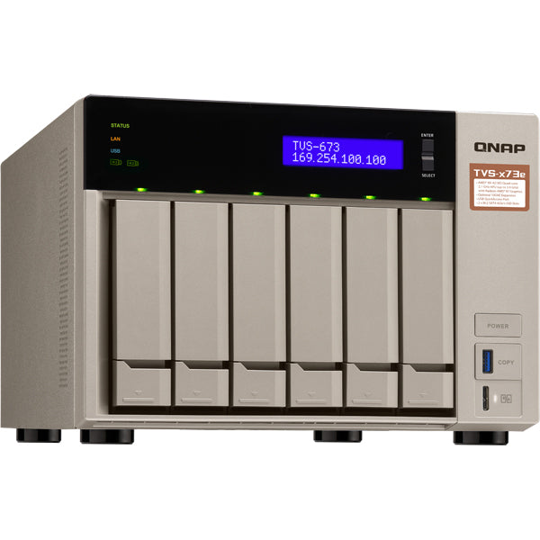 QNAP QNAP NAS TV673E6MD10 [TVS-673e 6TB (MD 1TBx6)]