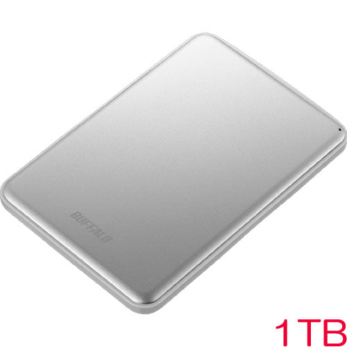 Buffalo ministation HD-PUS1.0U3-SVD [USB3.1 Aluminum material & thin portable HDD 1TB silver]