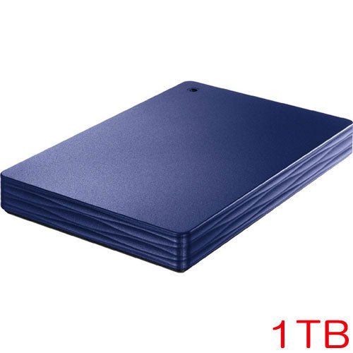 IO Data HDPH-UTR HDPH-UT1NVR [USB3.1 GEN1/2.0 Portable HDD M Lapin blue 1TB]