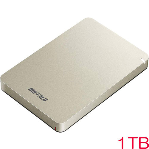 Buffalo HD-PGF1.0U3-GLA [USB3.1 (Gen1) Shock-resistant portable HDD 1TB gold]