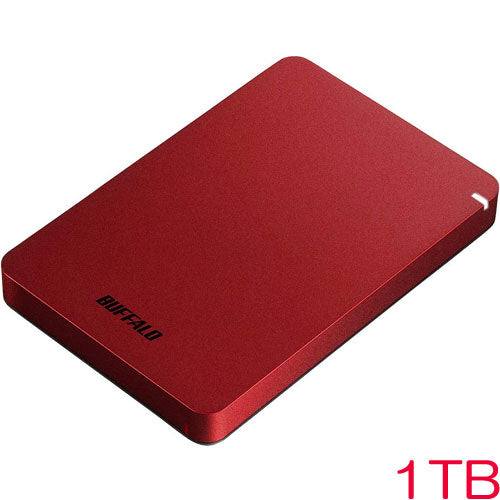 Buffalo HD-PGF1.0U3-RDA [USB3.1 (Gen1) Shock-resistant portable HDD 1TB Red]