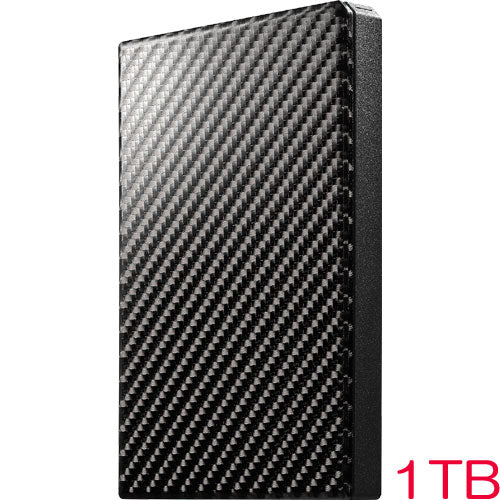 IO Data HDPT-UTS1K [USB3.1 GEN1 Portable HDD Carbon Black 1TB]