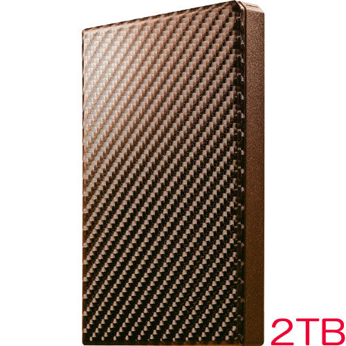 IO Data HDPT-UTS HDPT-UTS2BR [USB3.1 GEN1 Portable HDD Brown 2TB]