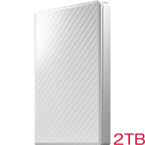 IO Data HDPT-UTS2W [USB3.1 GEN1 Portable HDD Ceramic White 2TB]