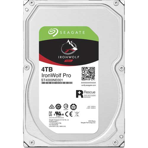 SEAGATE ST4000NE001 [HDD Ironwolf Pro (4TB 3.5 inch SATA 6G 7200RPM 128MB)]