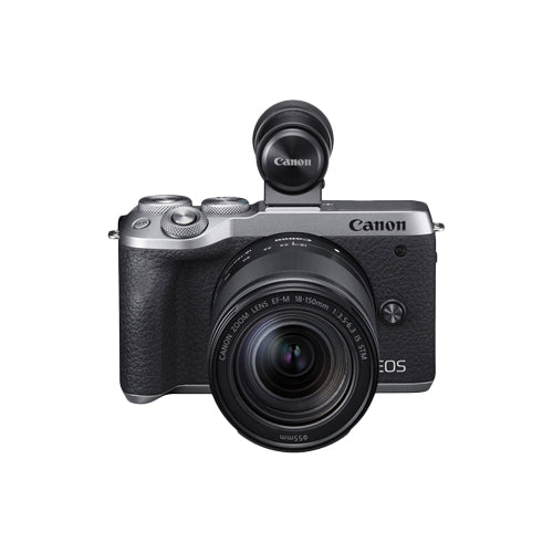 Canon EOS M6 Mark II (Silver) Lens EVF kit