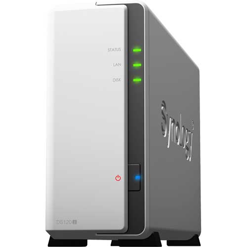 Synology DS120J [DiskStation 1 Bay NAS 2 Core 64bit CPU 512MB Memory SATA]