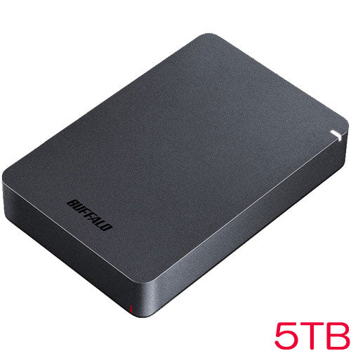 Buffalo HD-PGF5.0U3-GBKA [USB3.1 compatible shock-resistant portable HDD 5TB black]