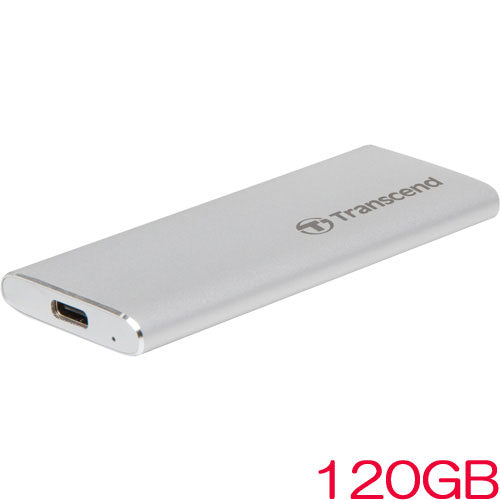 Transend TS120GESD240C [120GB Portable SSD ESD240C USB 3.1 Type-A/Type-C cable attached UASP compatible]