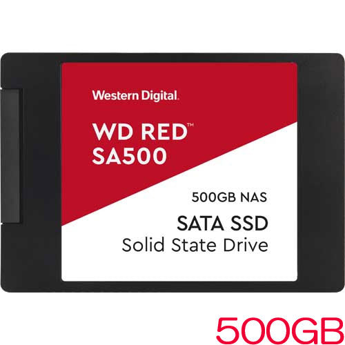 Western Digital WDS500G1R0A [WD RED SA500 NAS SATA SSD (500GB 2.5 inch 7mm thick SATA 6G 350TBW 5 years warranty)]