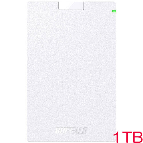 Buffalo Ministation HD-PGAC1U3-WA [USB3.2 (Gen1) Compatible Portable HDD 1TB White]