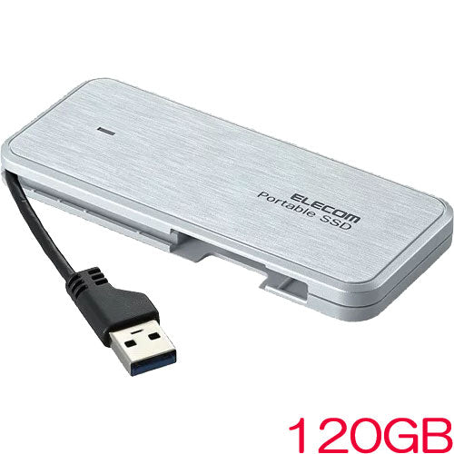 ELECOM ESD-EC0120GWHR [External SSD/Portable/USB3.2Gen1/120GB/ White]